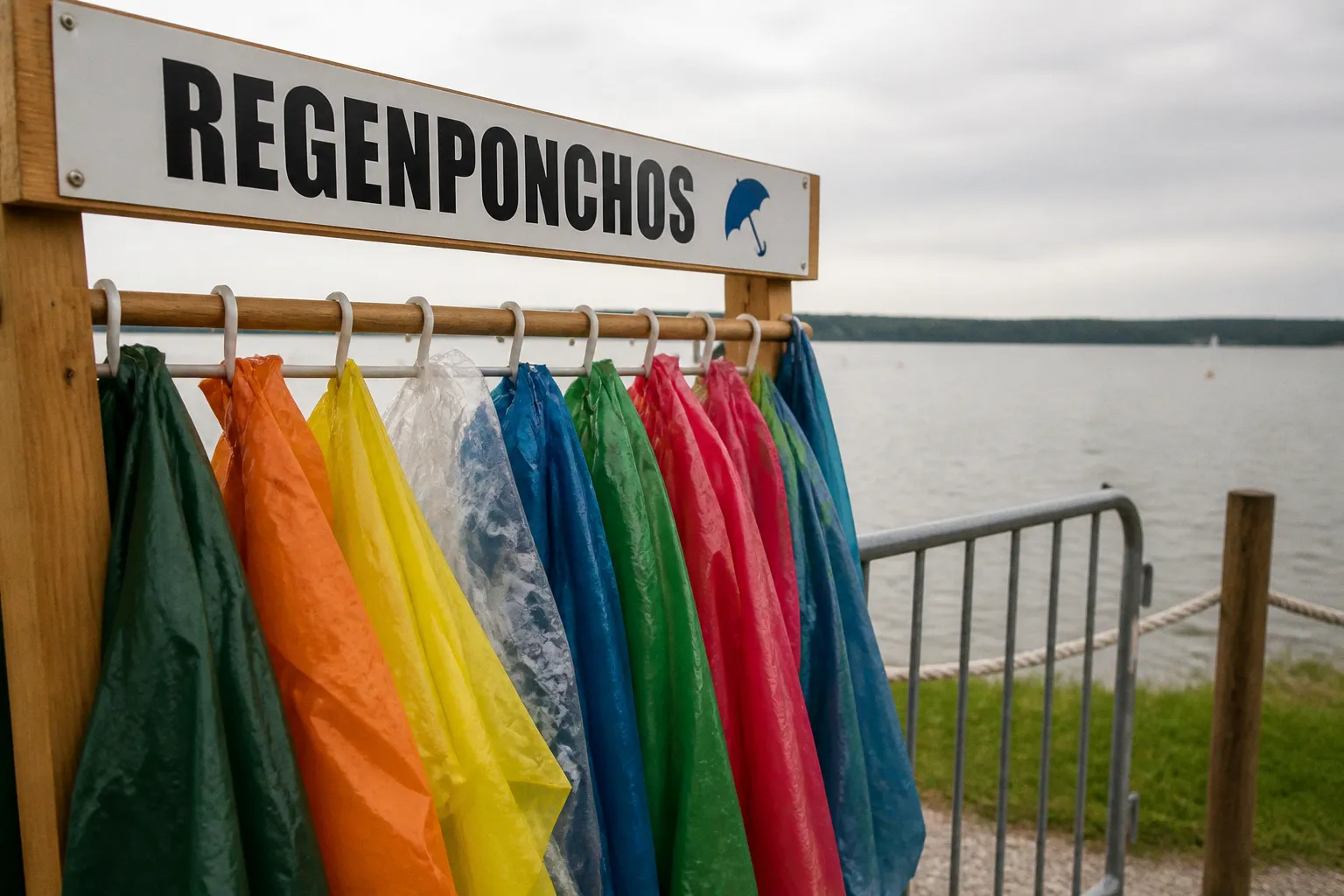 Regenschirm-Verbot bei Open-Airs: Schutz vor Nässe am See