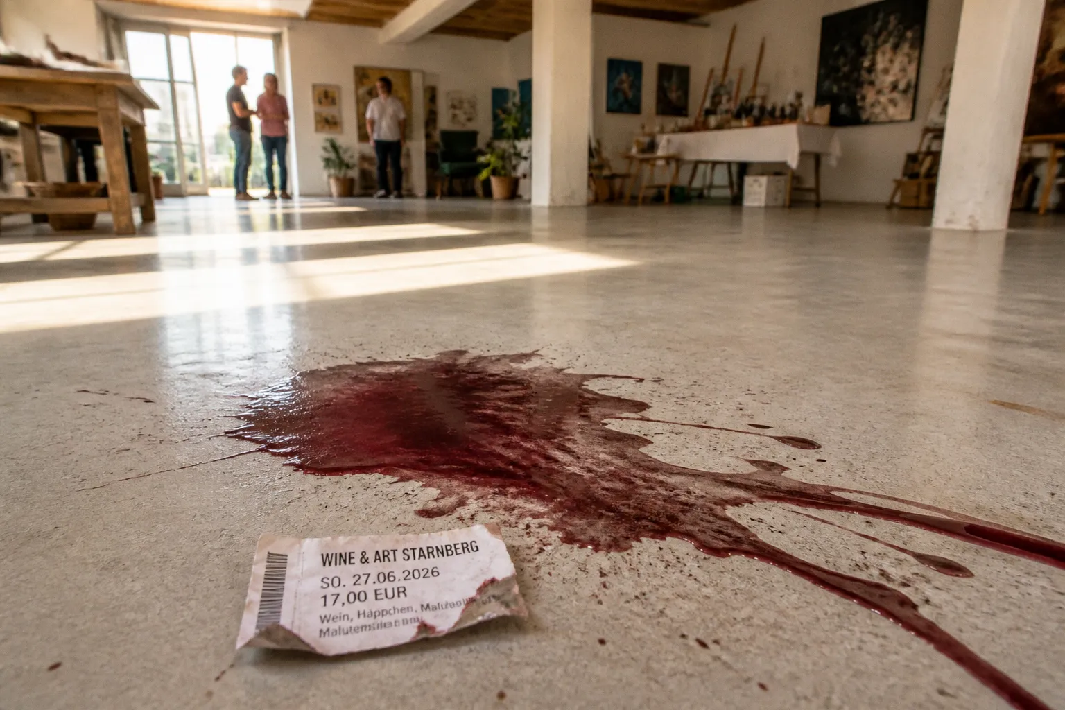 Rotwein-Fleck auf der Vernissage: Neue Regeln für Kunst-Events