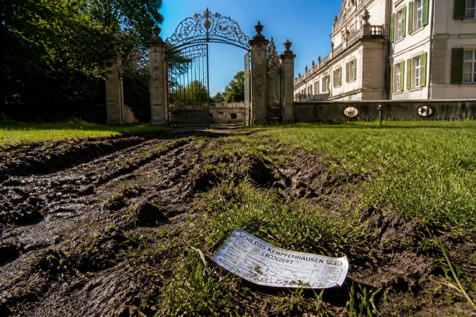 Schloss Kempfenhausen: Parkchaos vor dem Konzert