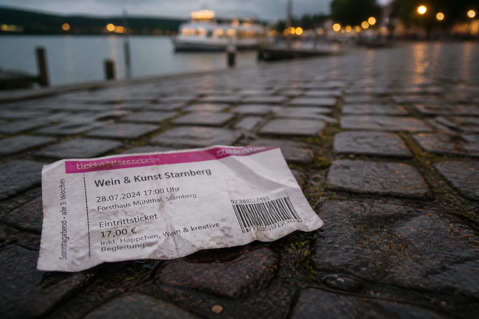 Wein & Kunst Starnberg: Ein Ticket-Fehler und seine Folgen